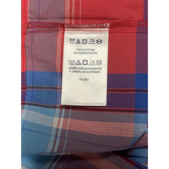 Polo Ralph Lauren Large / X-Large Bennet Plaid Woven Cotton Robe House Coat - Picture 6 of 6